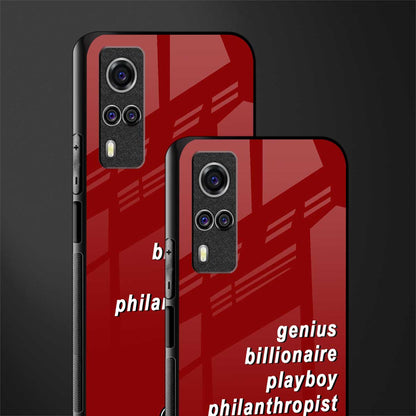 genius billionaire playboy philantrophist glass case for vivo y51 image-2