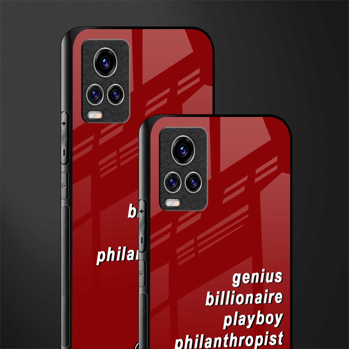 genius billionaire playboy philantrophist glass case for vivo v20 pro image-2