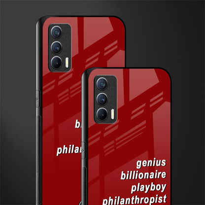 genius billionaire playboy philantrophist glass case for realme x7 image-2