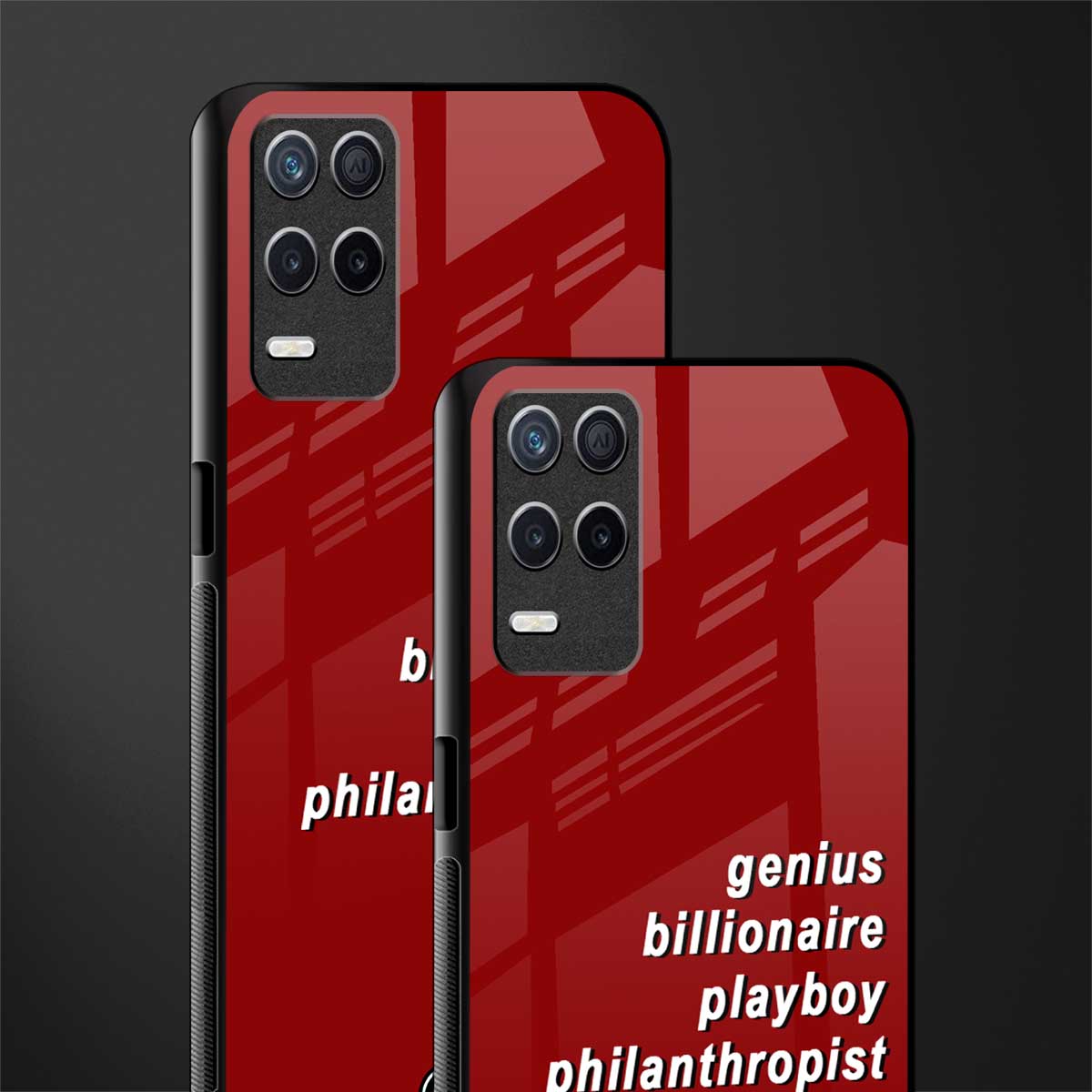 genius billionaire playboy philantrophist glass case for realme 8 5g image-2