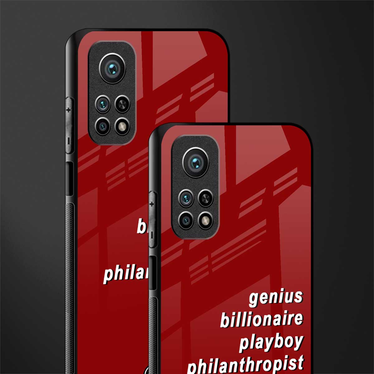 genius billionaire playboy philantrophist glass case for mi 10t 5g image-2