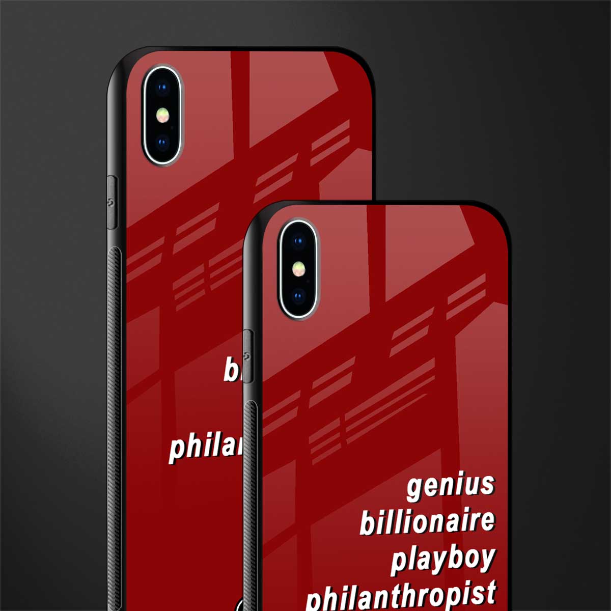genius billionaire playboy philantrophist glass case for iphone xs max image-2