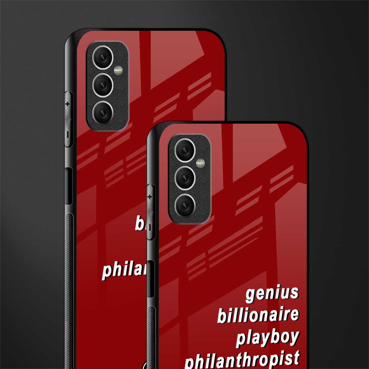 genius billionaire playboy philantrophist glass case for samsung galaxy m52 5g image-2