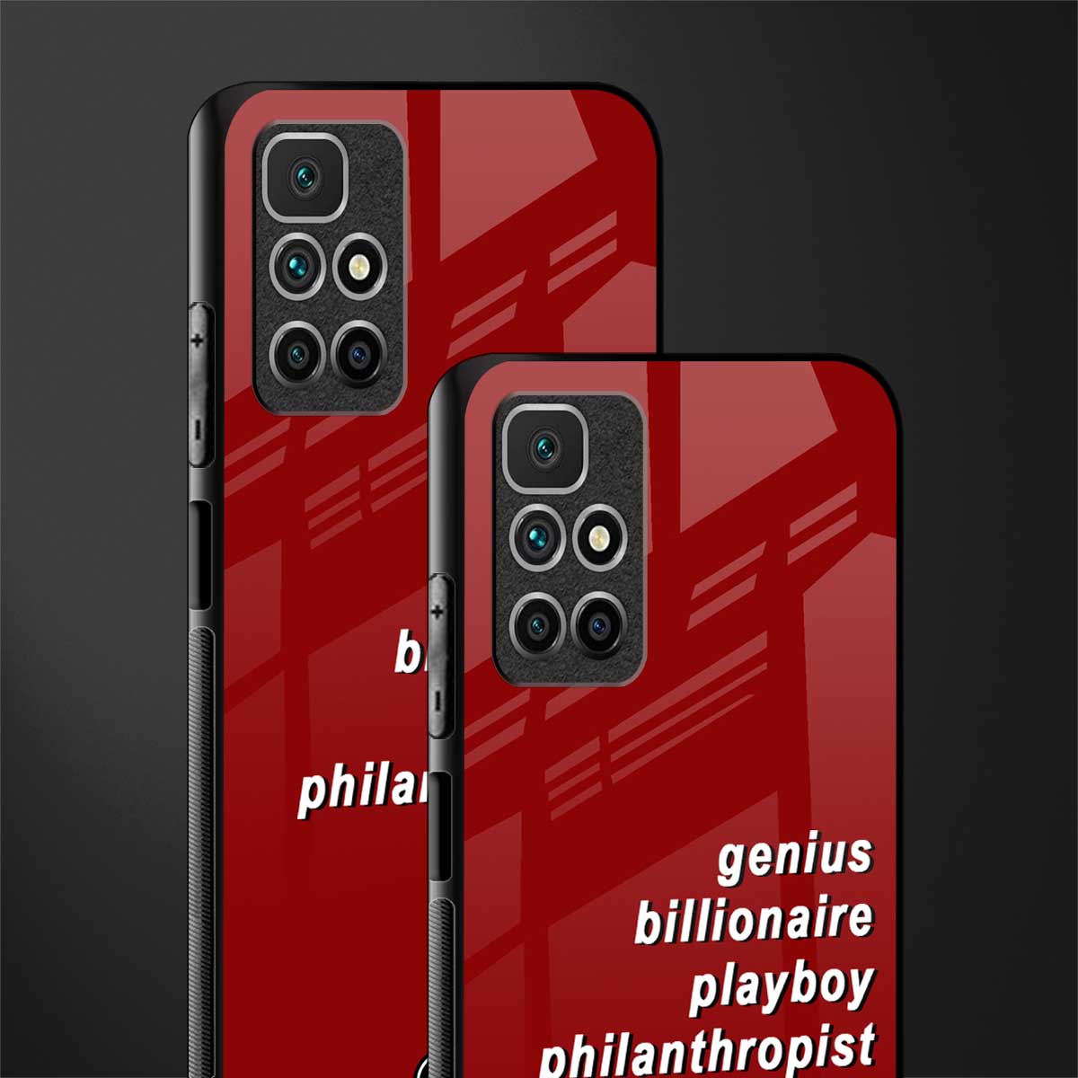 genius billionaire playboy philantrophist glass case for redmi 10 prime image-2