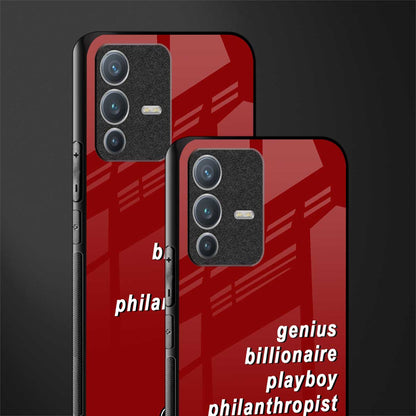 genius billionaire playboy philantrophist glass case for vivo v23 pro 5g image-2