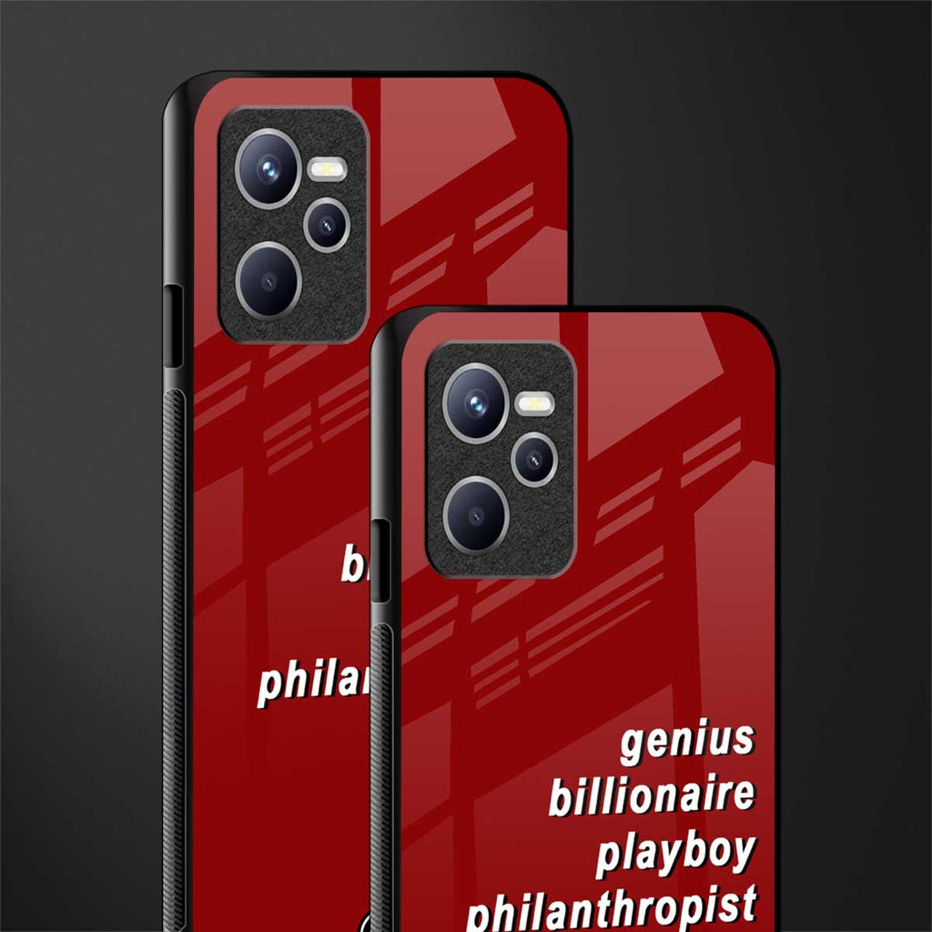 genius billionaire playboy philantrophist glass case for realme c35 image-2