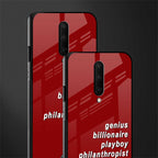 genius billionaire playboy philantrophist glass case for oneplus 7 pro image-2
