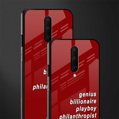 genius billionaire playboy philantrophist glass case for oneplus 7 pro image-2