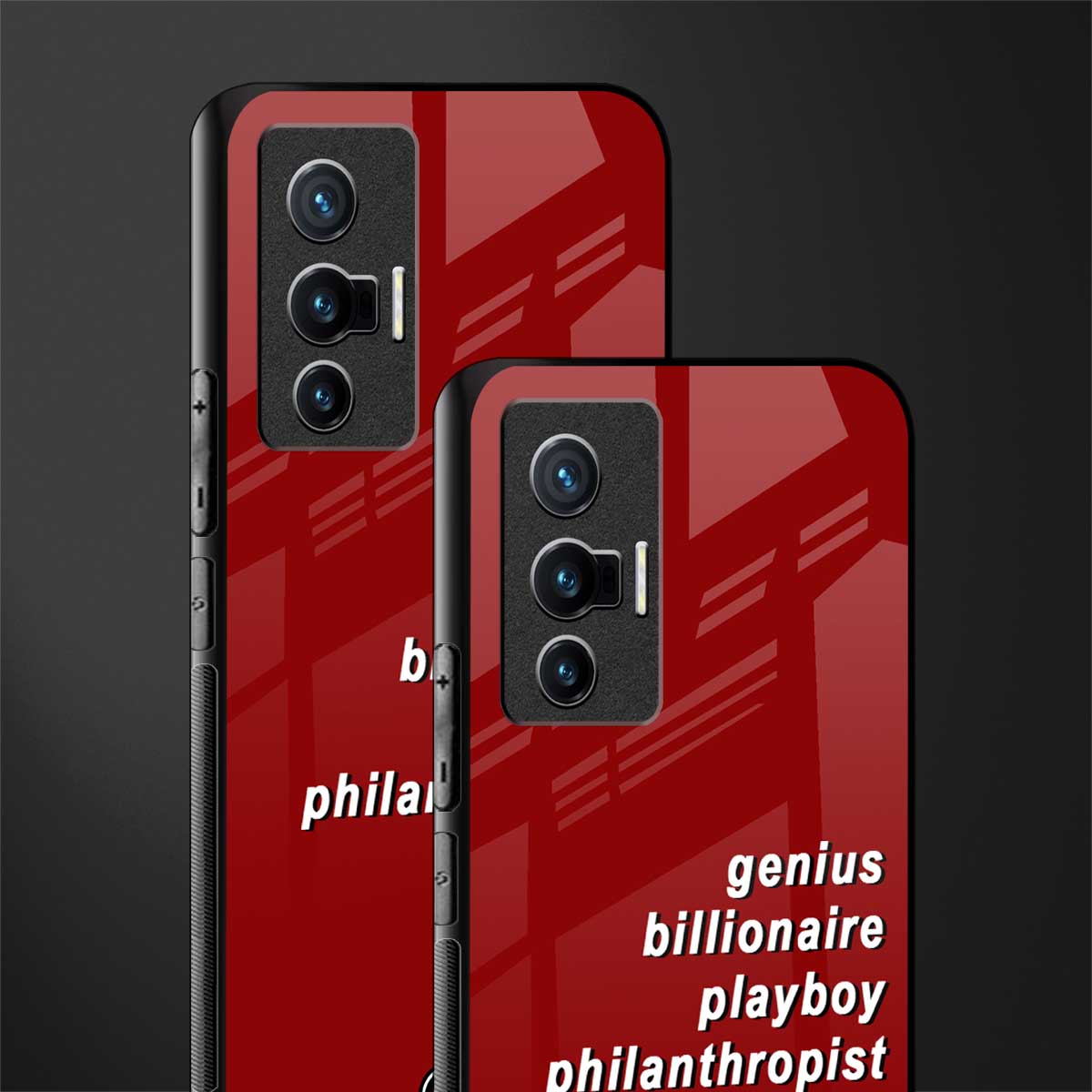 genius billionaire playboy philantrophist glass case for vivo x70 image-2