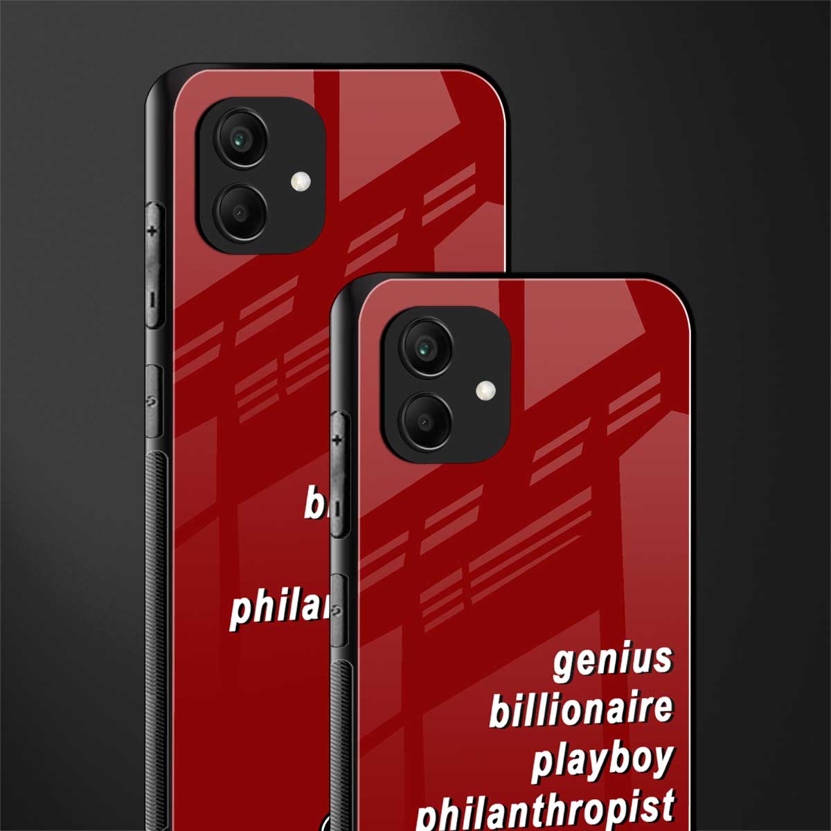 genius billionaire playboy philantrophist back phone cover | glass case for samsung galaxy a04