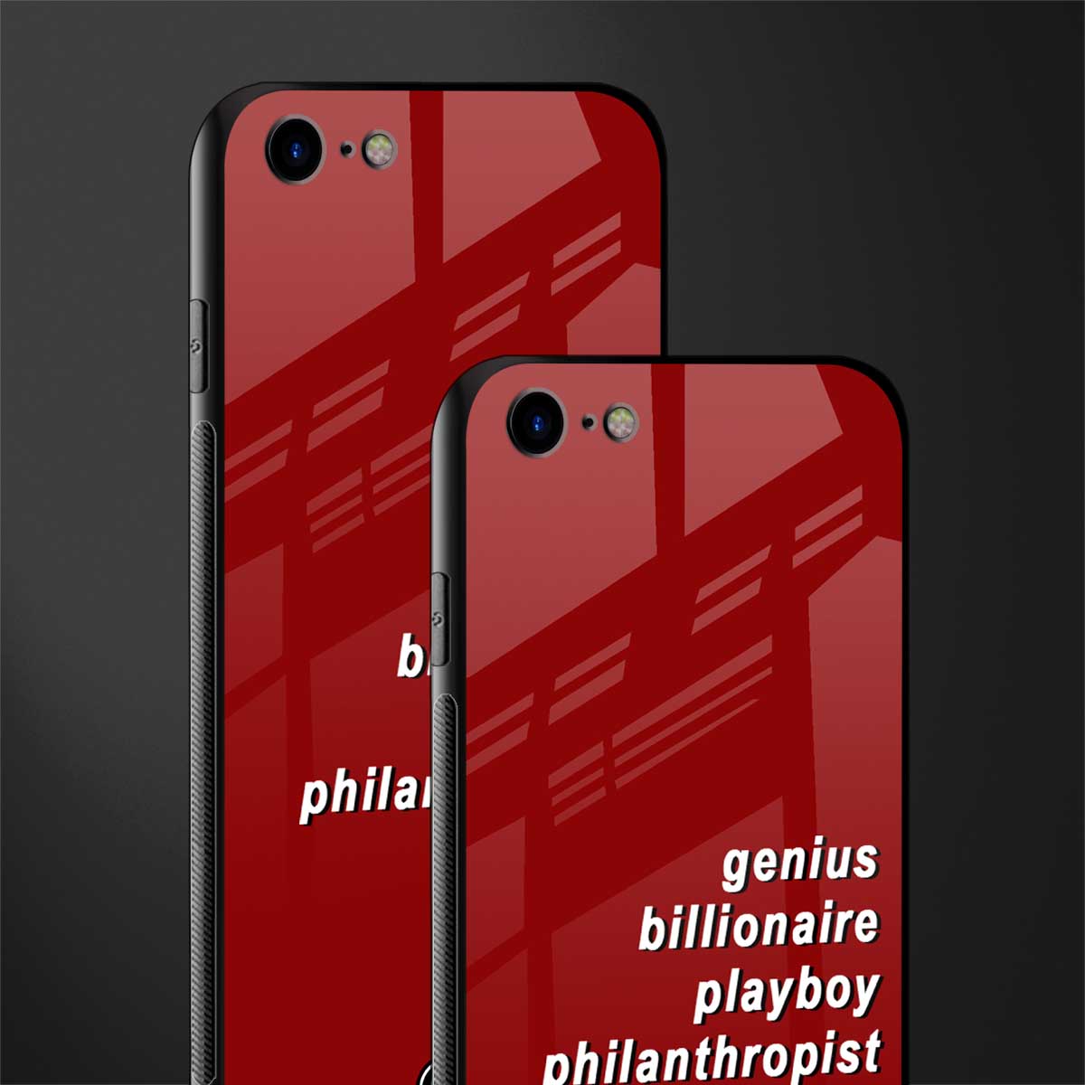 genius billionaire playboy philantrophist glass case for iphone se 2020 image-2
