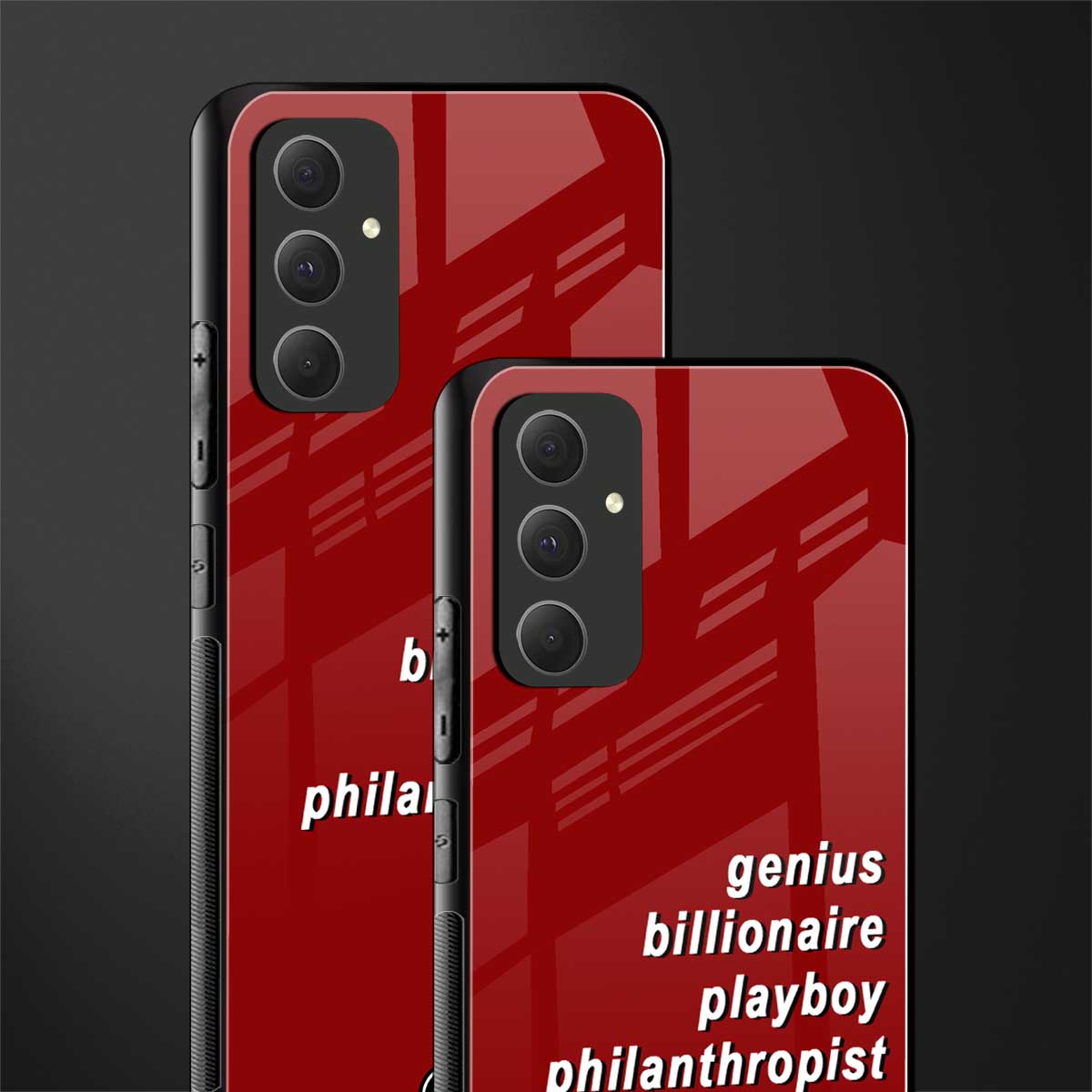 genius billionaire playboy philantrophist back phone cover | glass case for samsung galaxy a54 5g