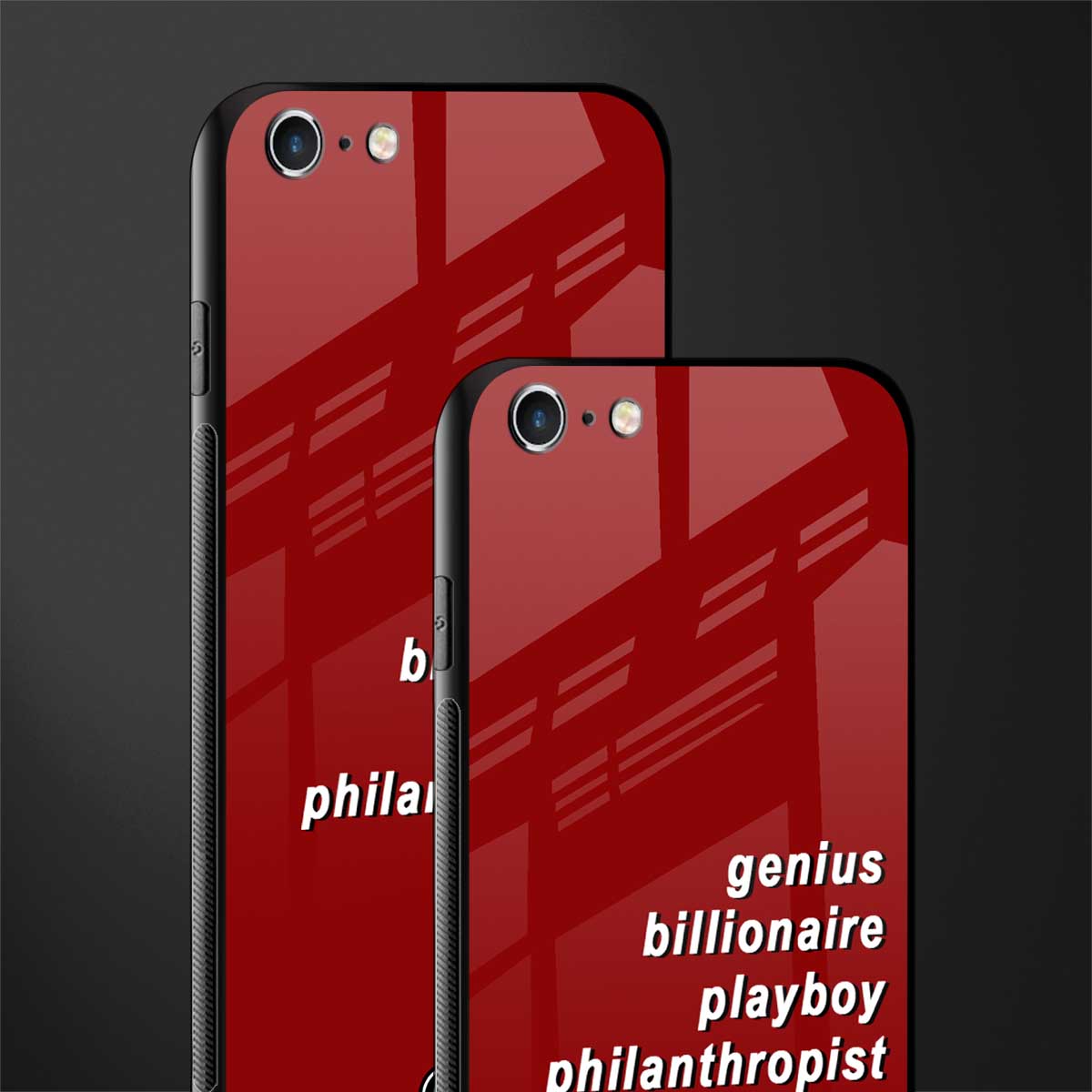 genius billionaire playboy philantrophist glass case for iphone 6s image-2