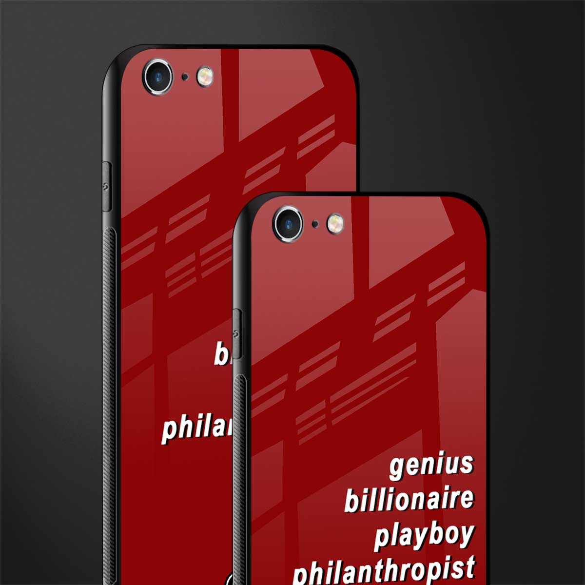 genius billionaire playboy philantrophist glass case for iphone 6 image-2