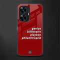 genius billionaire playboy philantrophist back phone cover | glass case for realme c55