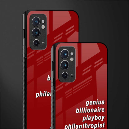 genius billionaire playboy philantrophist glass case for oneplus 9rt image-2