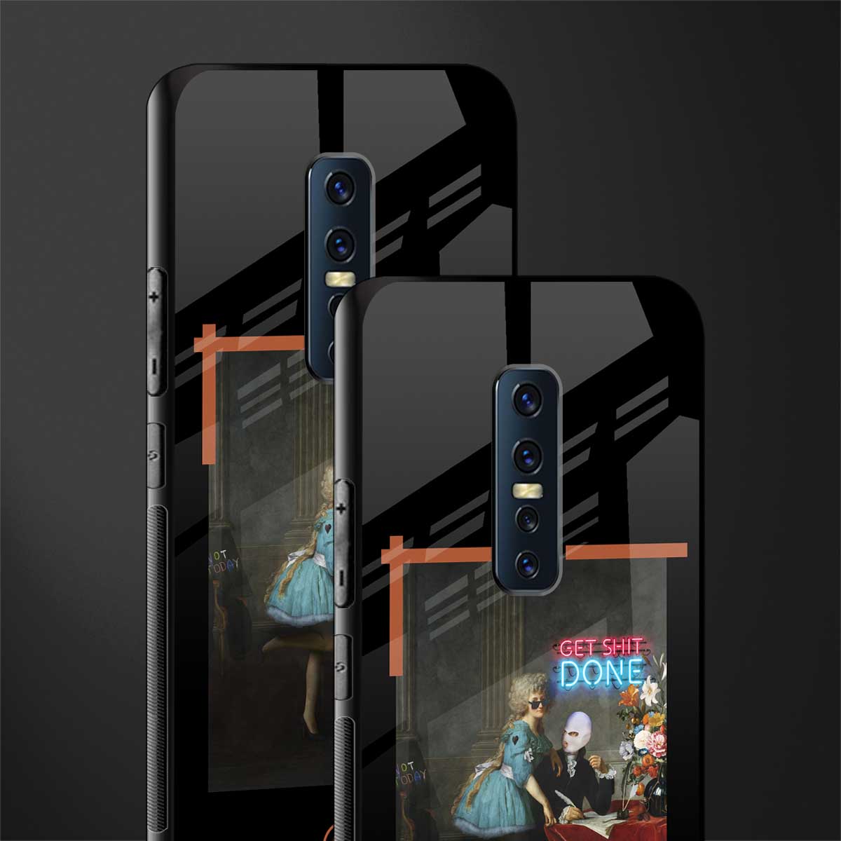 get shit done glass case for vivo v17 pro image-2
