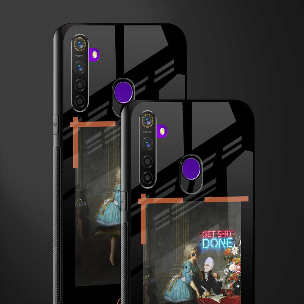 get shit done glass case for realme 5 image-2