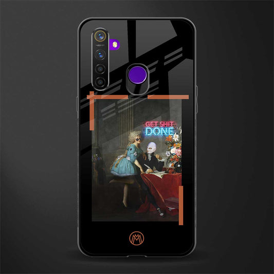 get shit done glass case for realme 5s image
