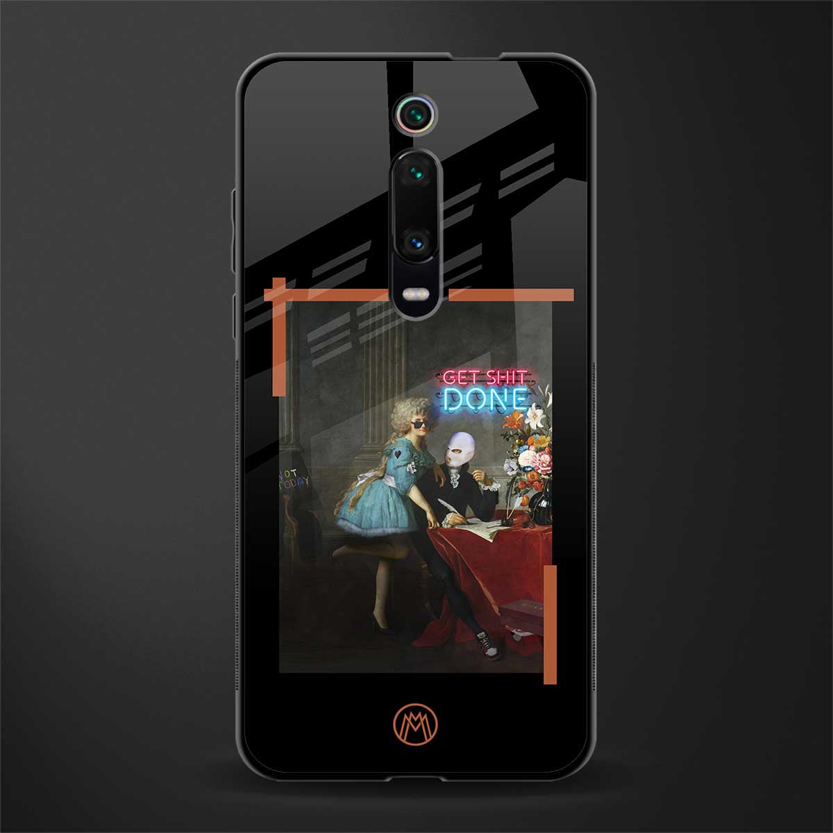 get shit done glass case for redmi k20 image