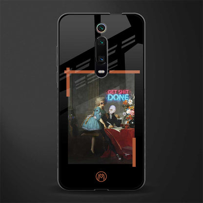 get shit done glass case for redmi k20 image