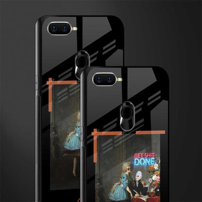 get shit done glass case for oppo a7 image-2
