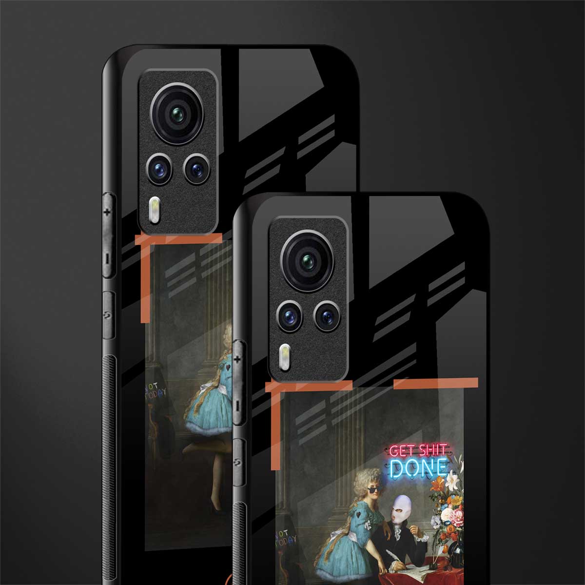 get shit done glass case for vivo x60 pro image-2