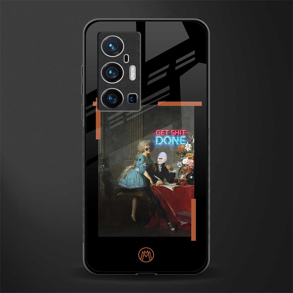 get shit done glass case for vivo x70 pro plus image