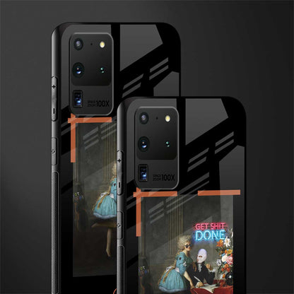 get shit done glass case for samsung galaxy s20 ultra image-2