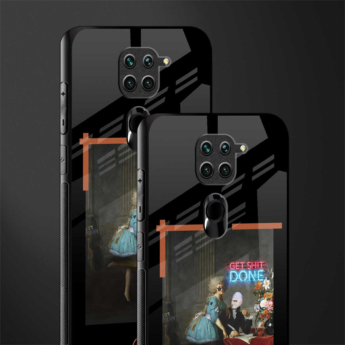 get shit done glass case for redmi note 9 image-2