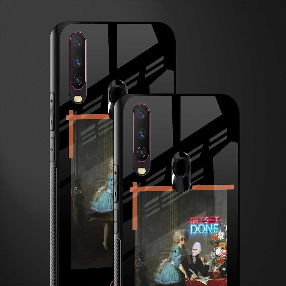 get shit done glass case for vivo y17 image-2