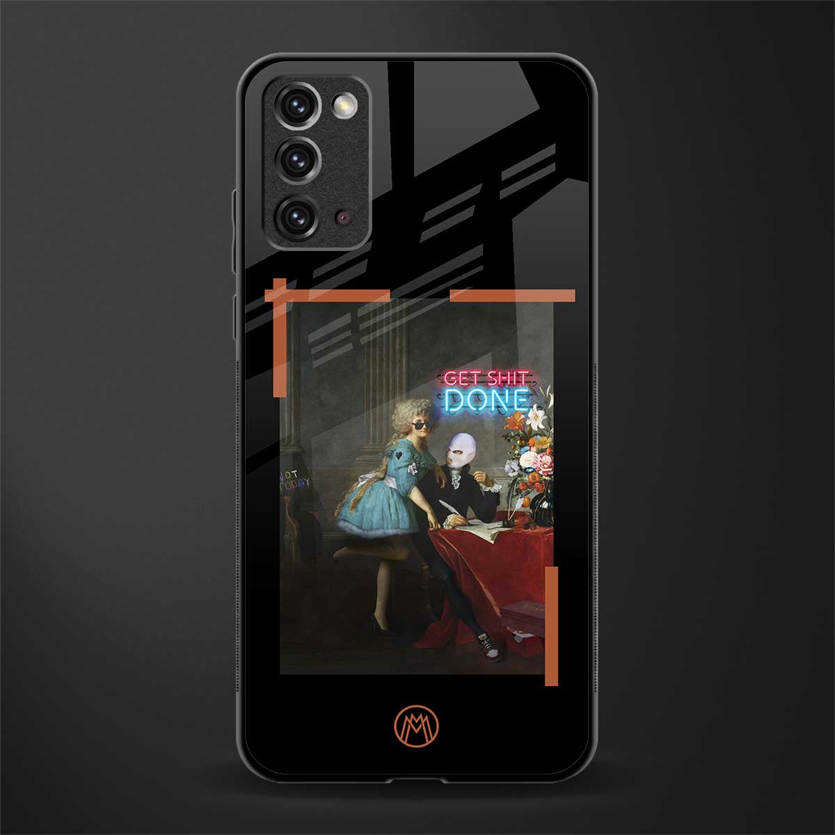 get shit done glass case for samsung galaxy note 20 image