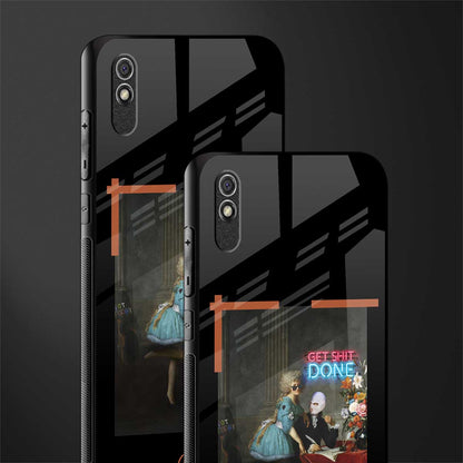 get shit done glass case for redmi 9a sport image-2