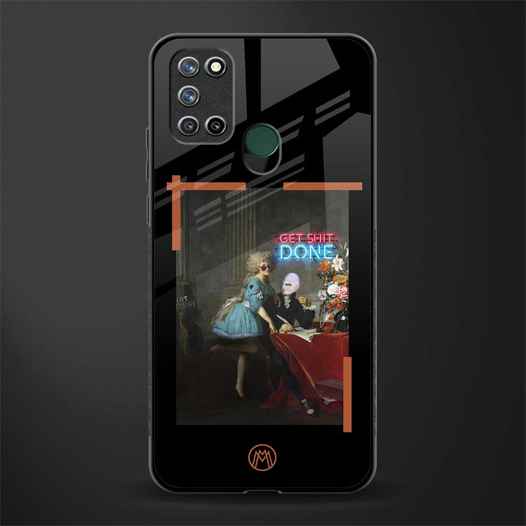 get shit done glass case for realme 7i image