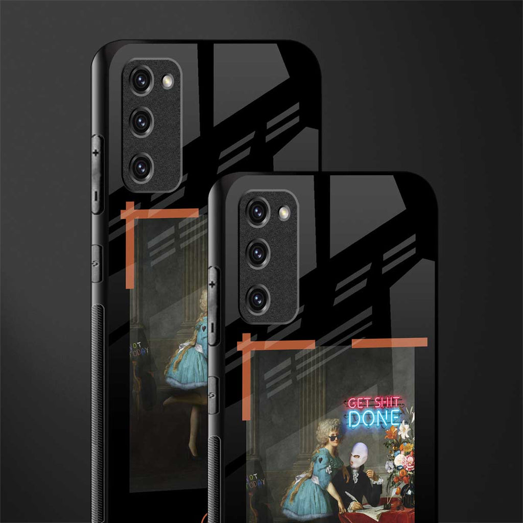get shit done glass case for samsung galaxy s20 fe image-2