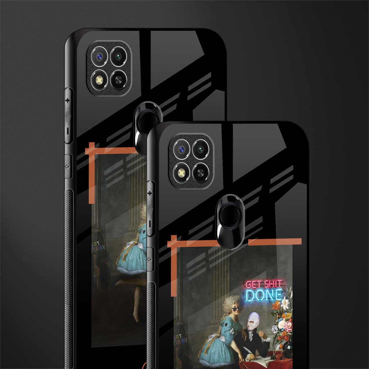 get shit done glass case for poco c31 image-2
