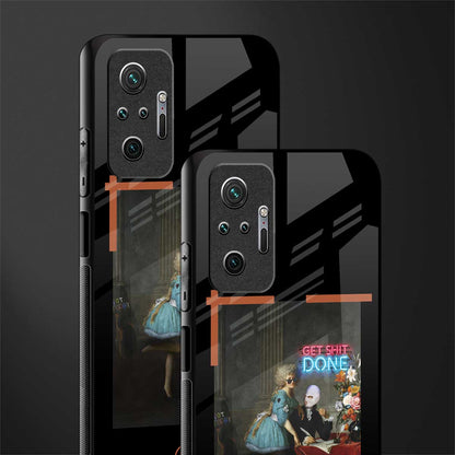 get shit done glass case for redmi note 10 pro image-2