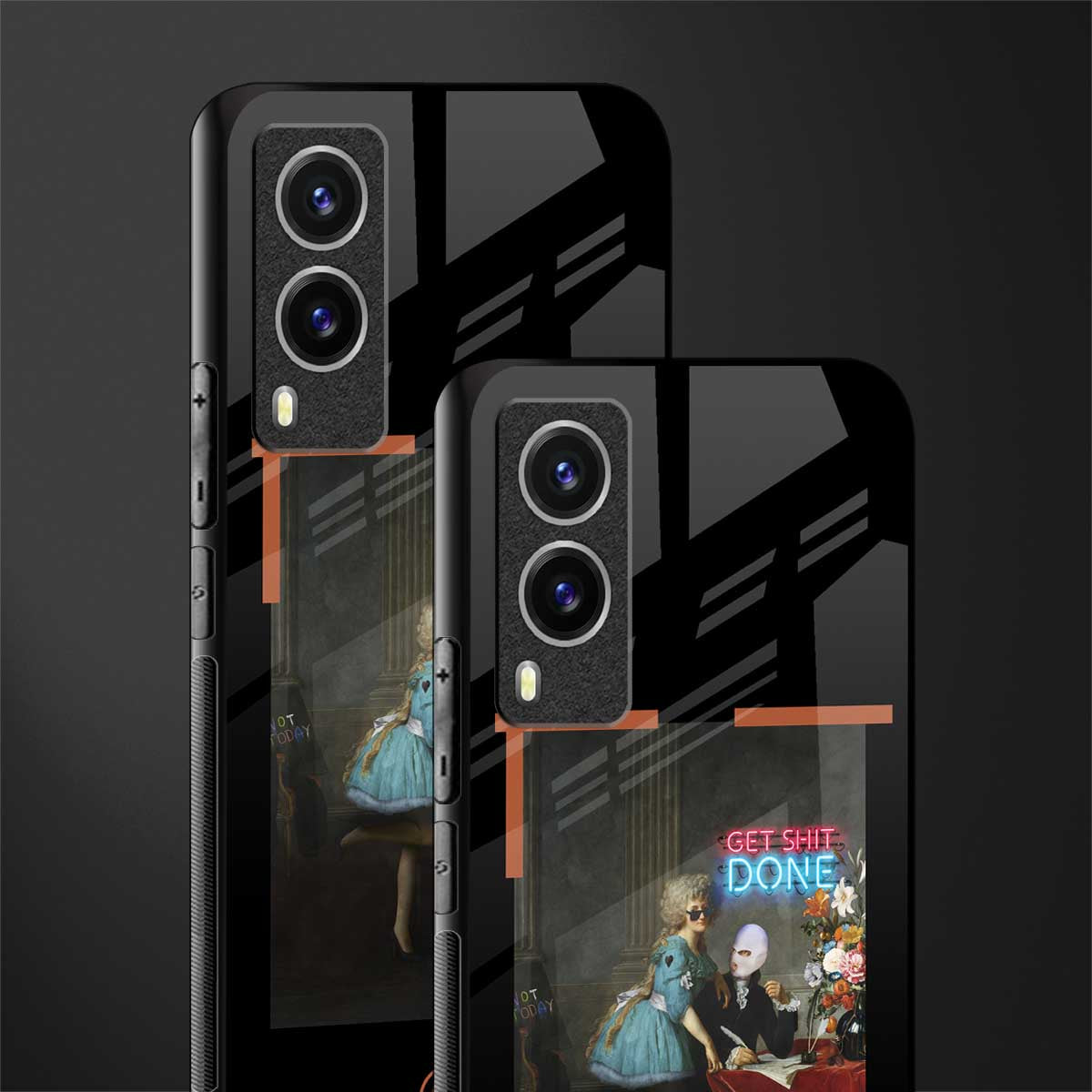 get shit done glass case for vivo v21e 5g image-2