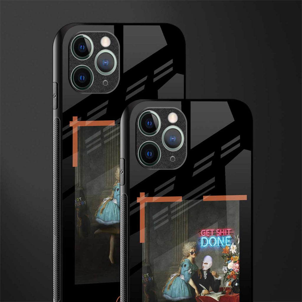 get shit done glass case for iphone 11 pro max image-2