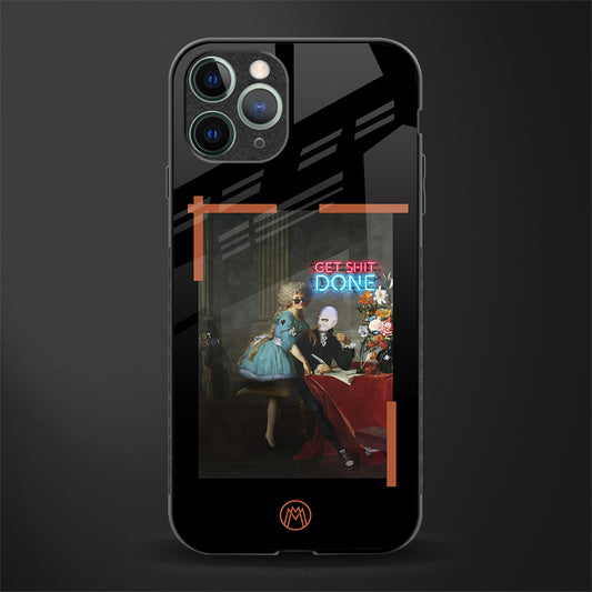 get shit done glass case for iphone 11 pro image