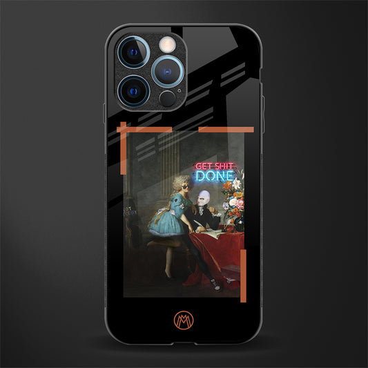 get shit done glass case for iphone 12 pro image