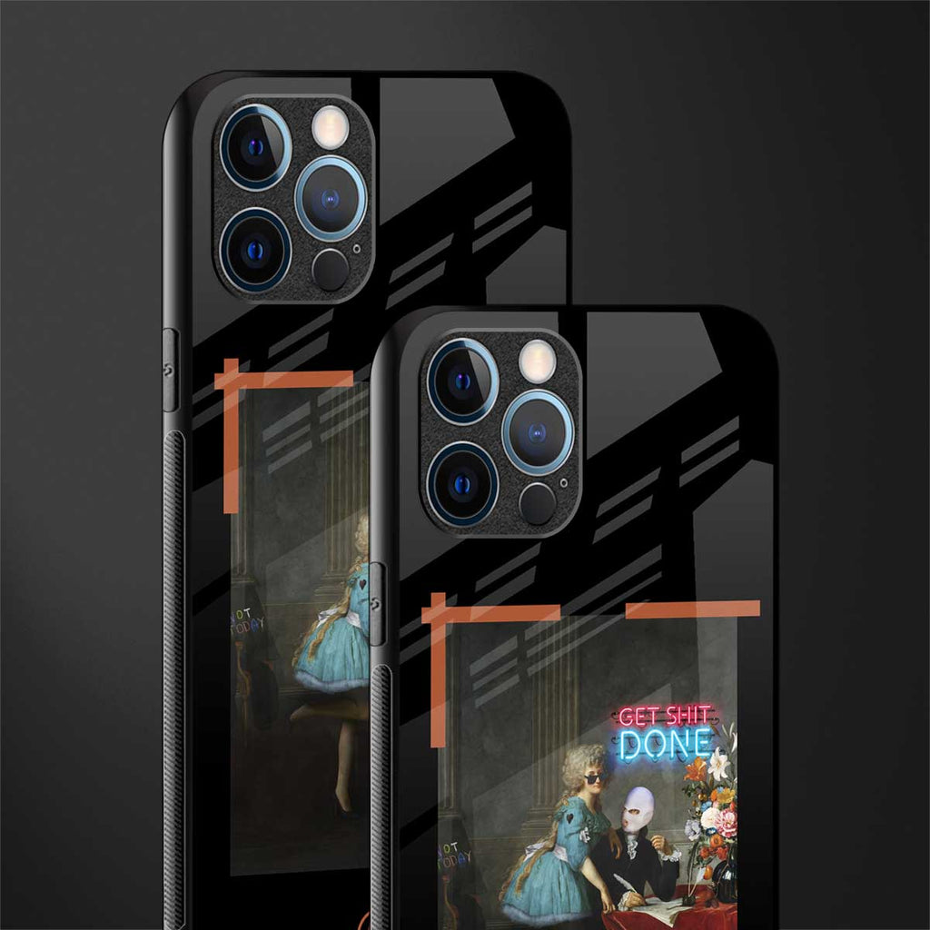 get shit done glass case for iphone 12 pro max image-2