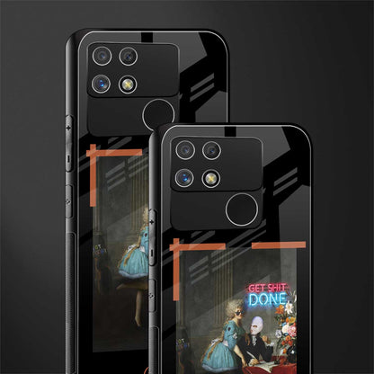 get shit done back phone cover | glass case for realme narzo 50a