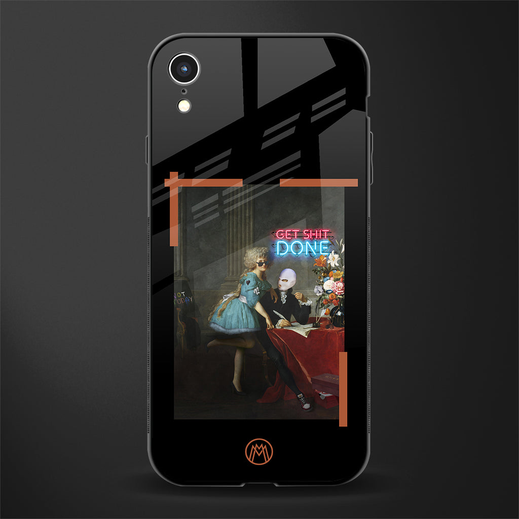 get shit done glass case for iphone xr image