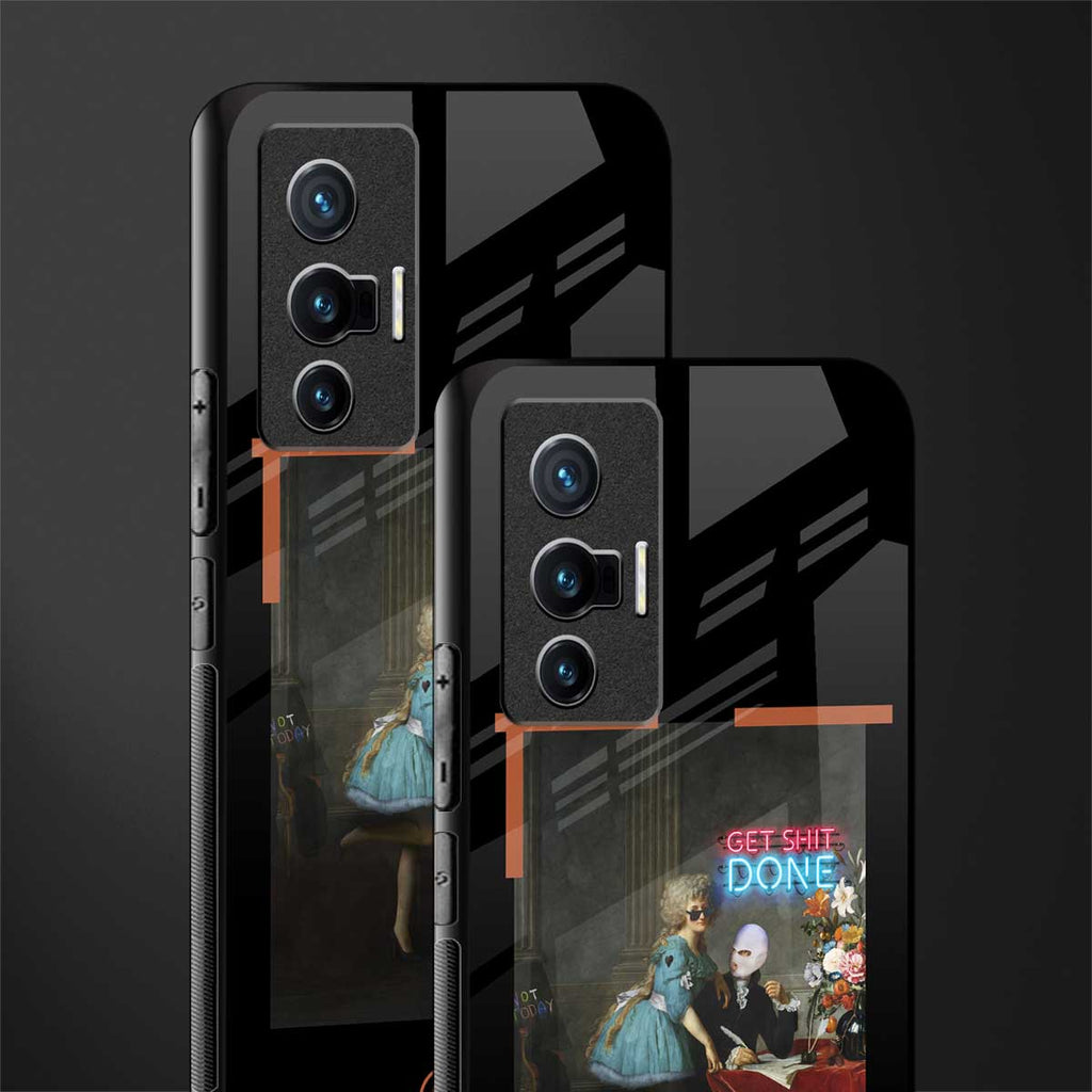 get shit done glass case for vivo x70 image-2