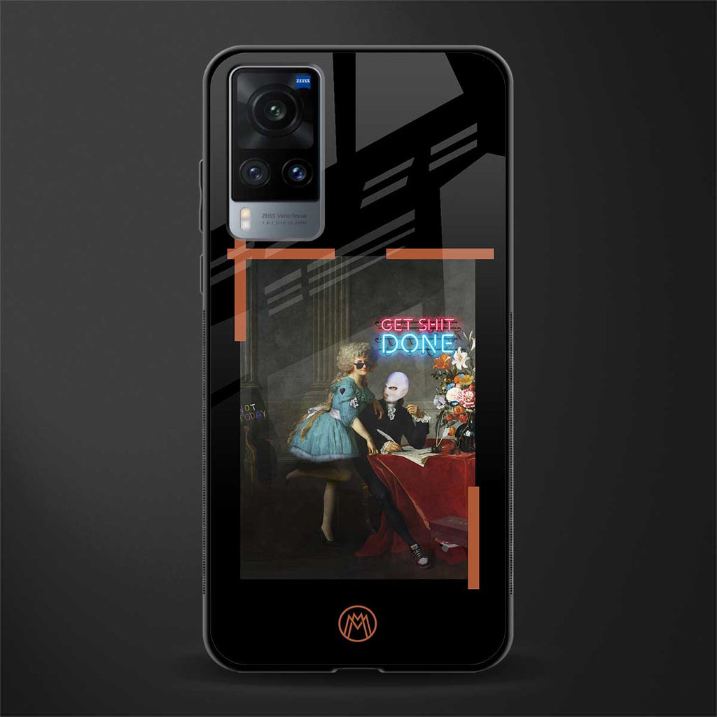 get shit done glass case for vivo x60 image