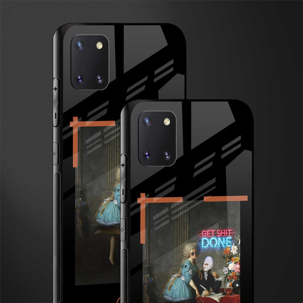 get shit done glass case for samsung a81 image-2