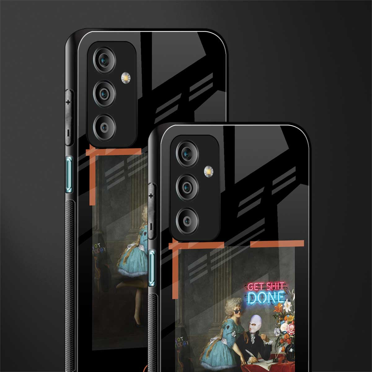 get shit done back phone cover | glass case for samsung galaxy f23 5g