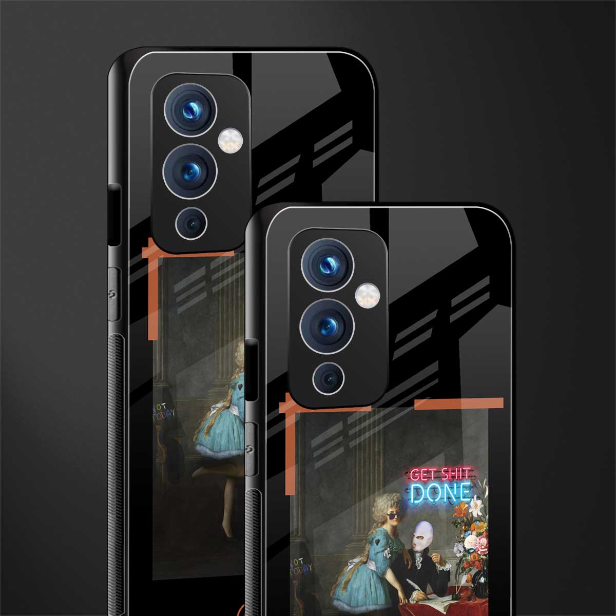 get shit done back phone cover | glass case for oneplus 9