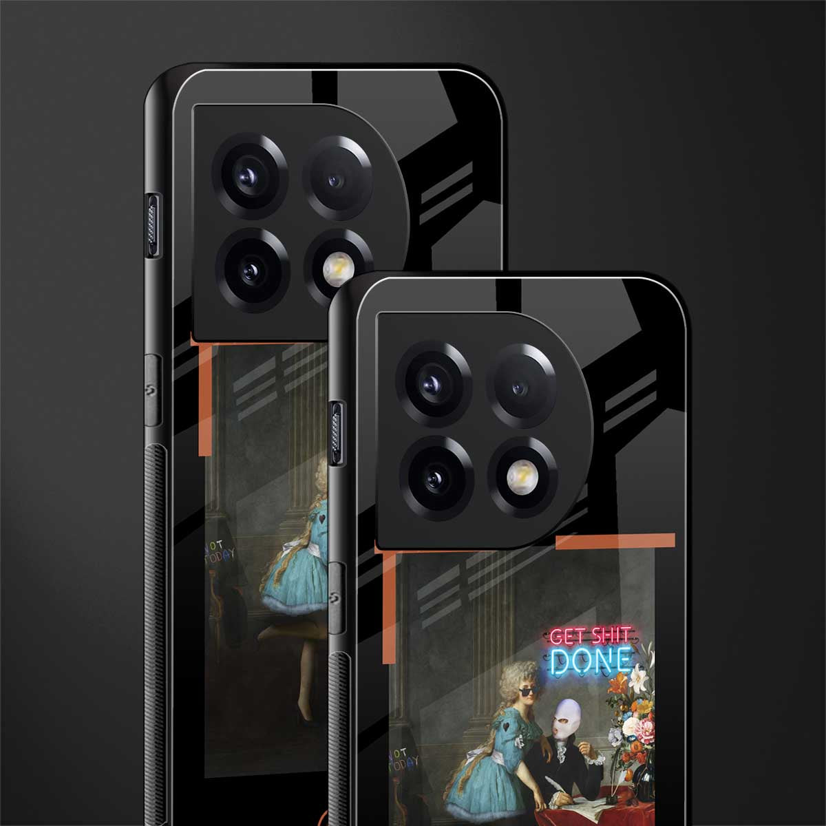 get shit done back phone cover | glass case for oneplus 11